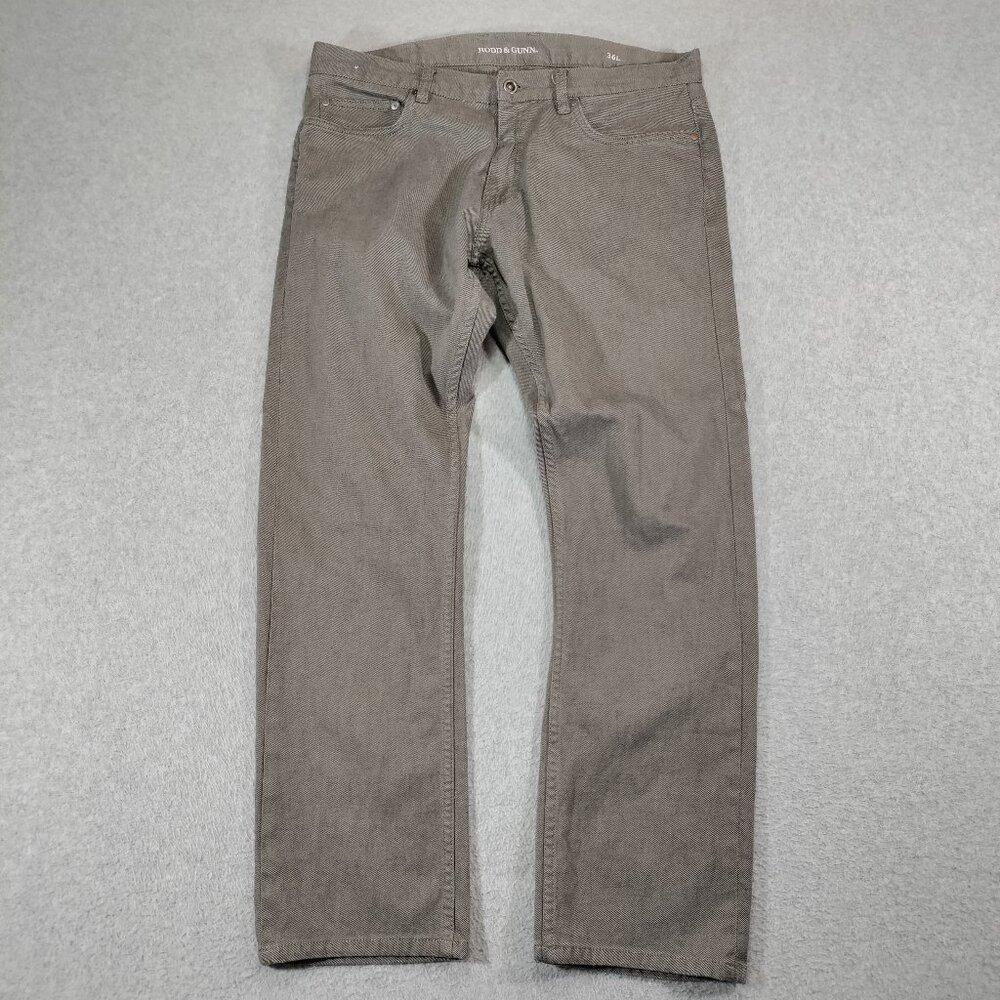 Rodd & Gunn Jeans Mens 36x29 Straight Fit Brown Stretch Casual